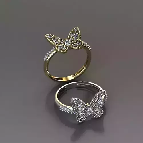 Butterfly ring