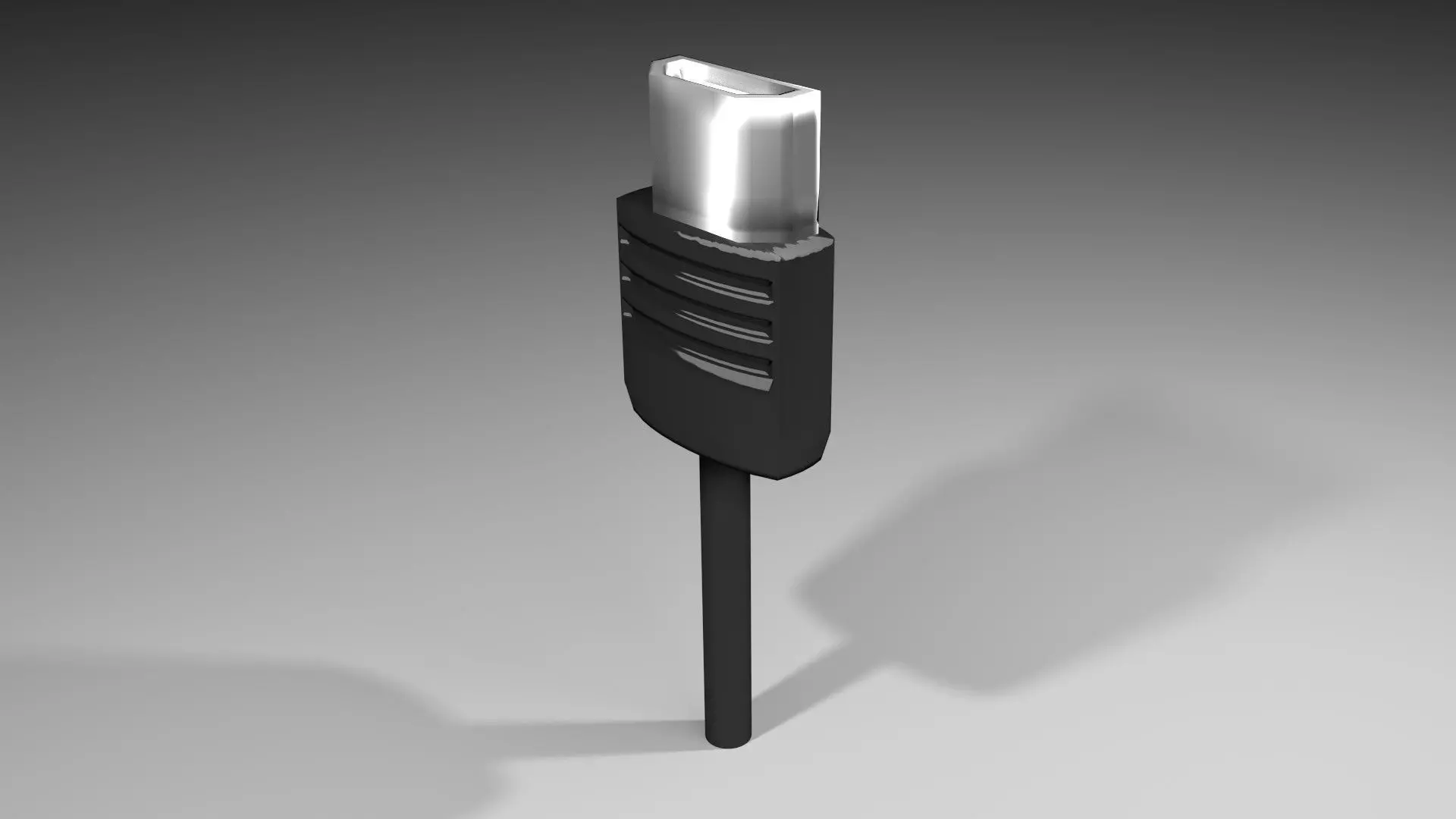USB - Micro A 3D model_0