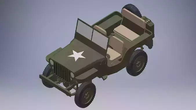 Jeep military truck