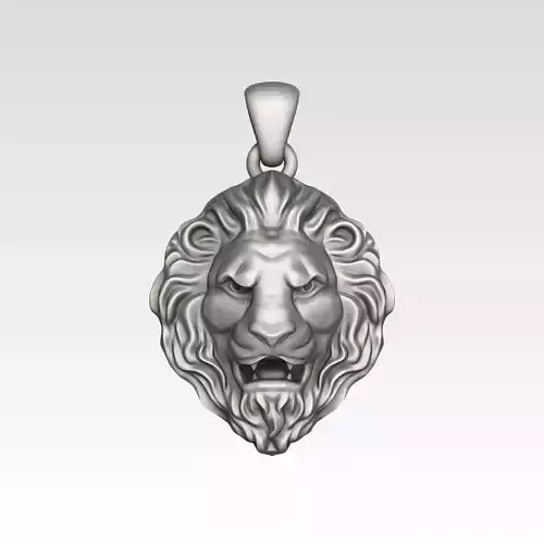 Lion Free Pendant Free 3D print model