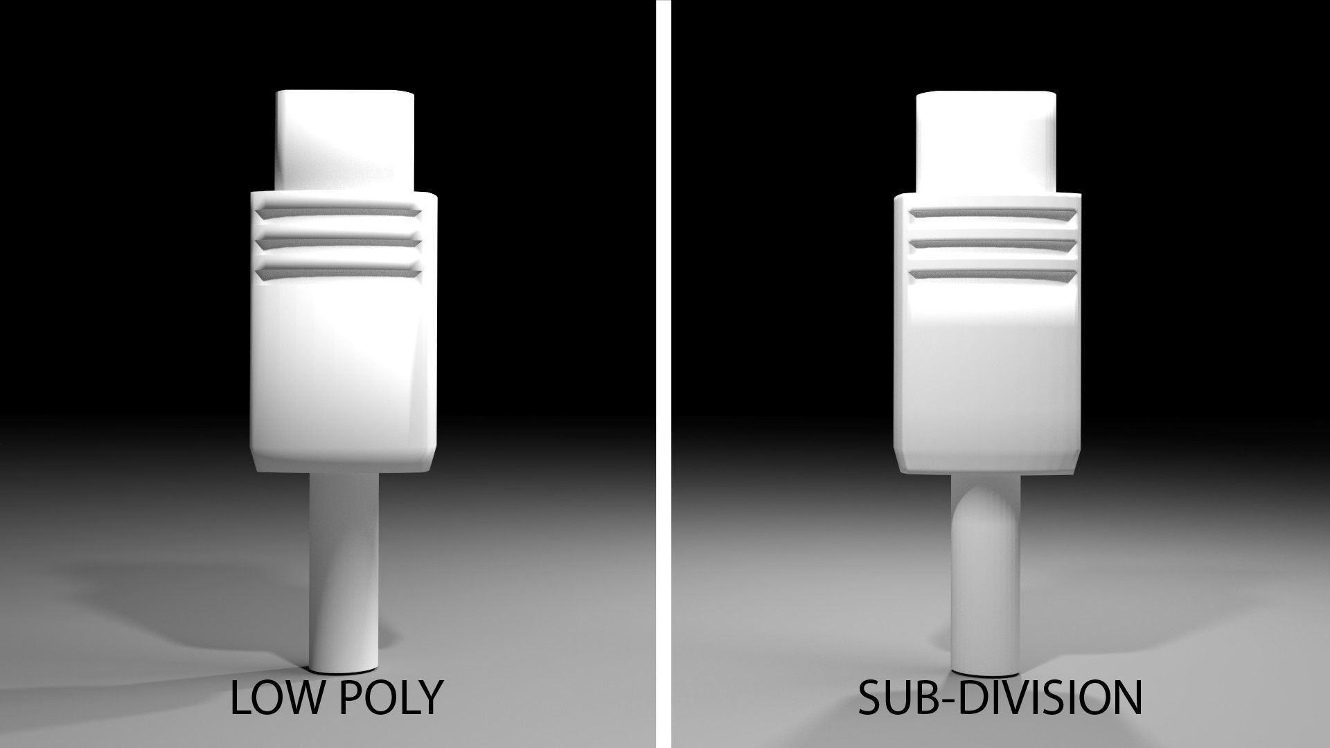 USB - Type C 3D model_4