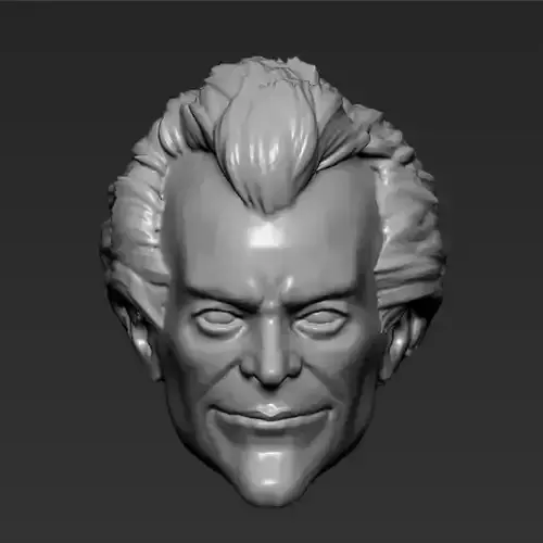 JOKER FROM ARKHAM CITY 3D HEAD FOR MCFARLANE TOYS 
