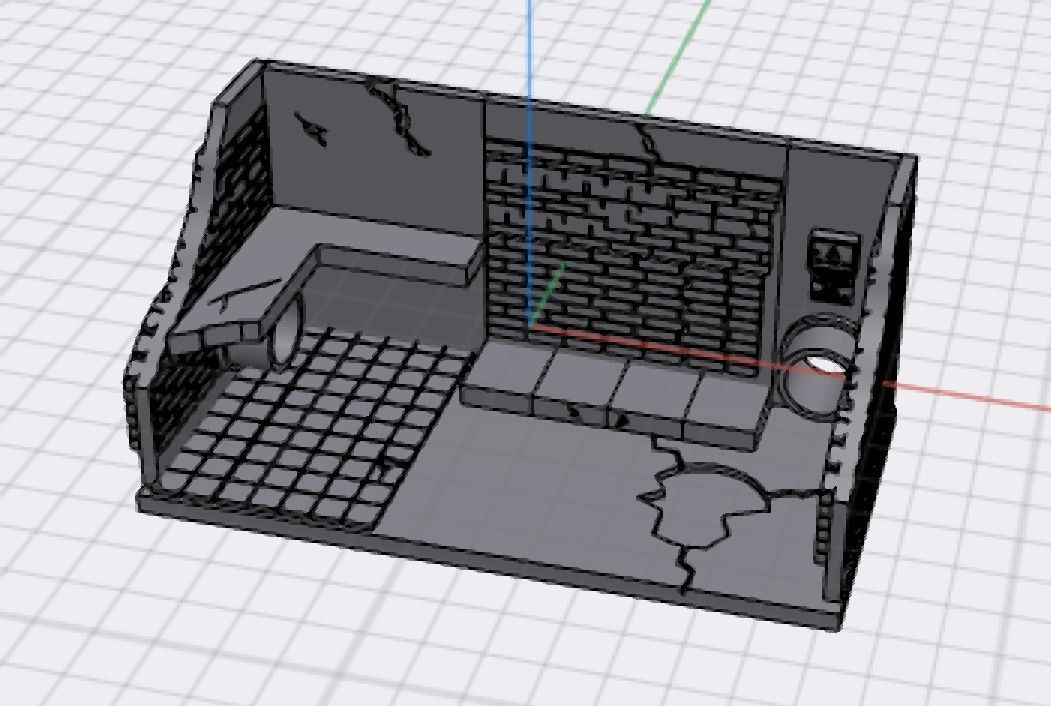 TMNT Sewer Diorama 3D model 3D printable | CGTrader