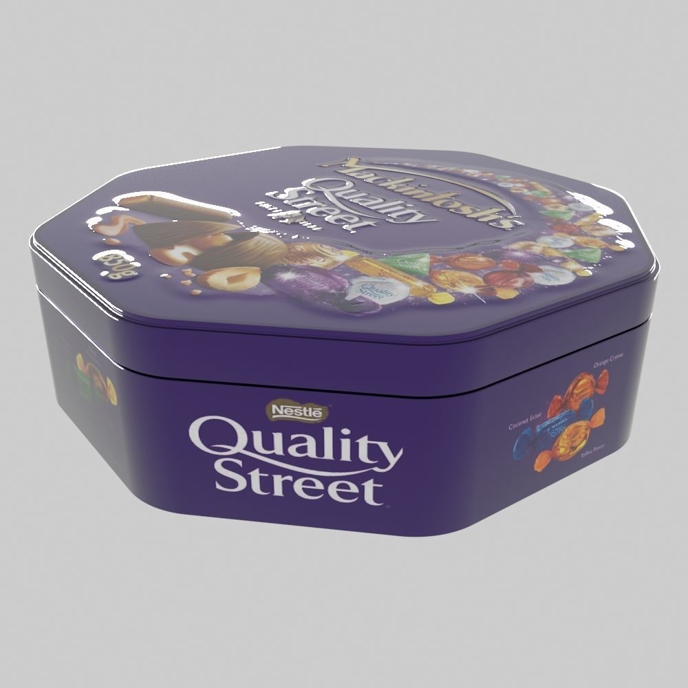 quality street chocolate  3D model_1