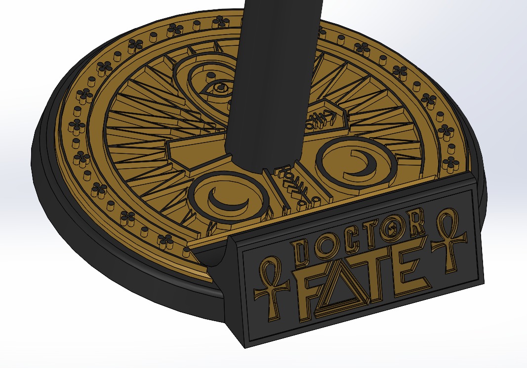 Customizable Helmet Stand 3D print model_12