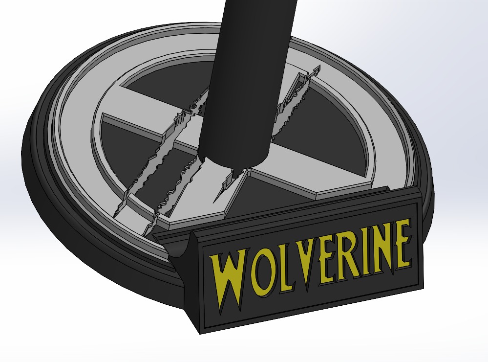 Customizable Helmet Stand 3D print model_9