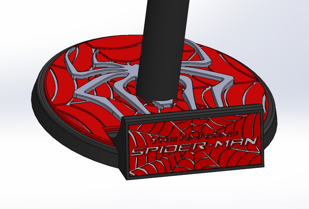 Customizable Helmet Stand 3D print model_18