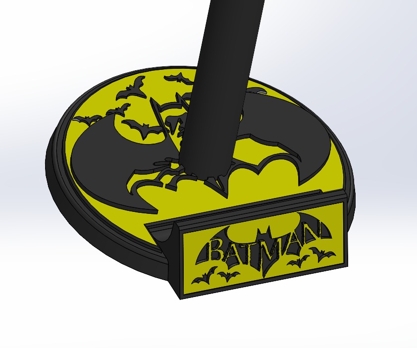 Customizable Helmet Stand 3D print model_10