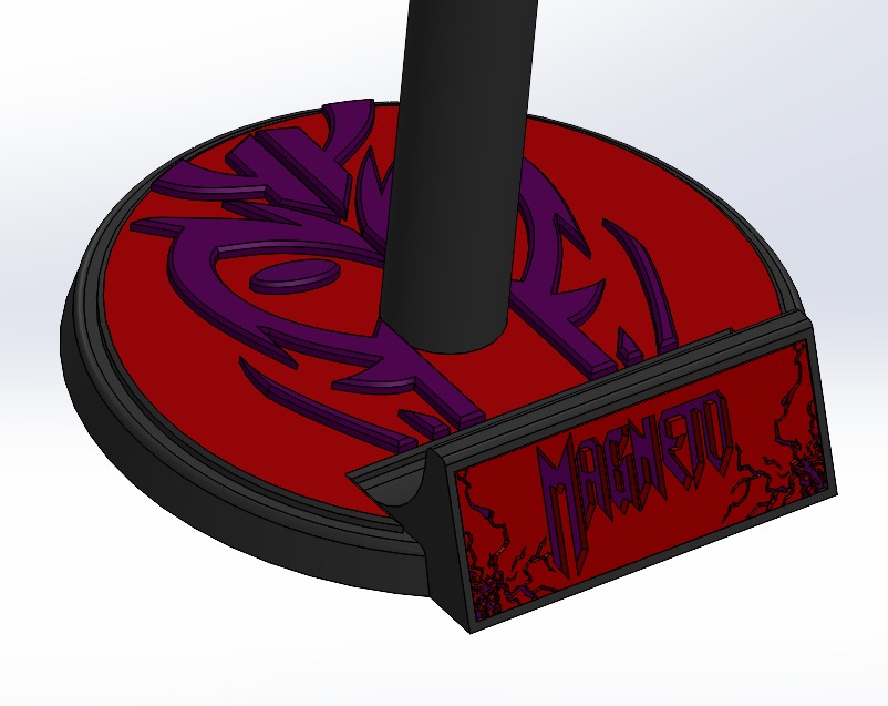 Customizable Helmet Stand 3D print model_15