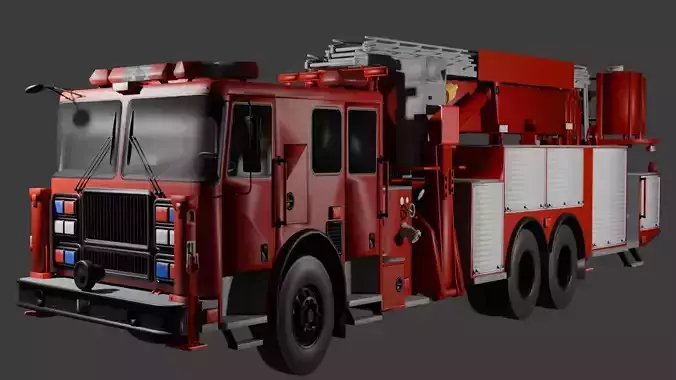 RED FIRE TRUCK 