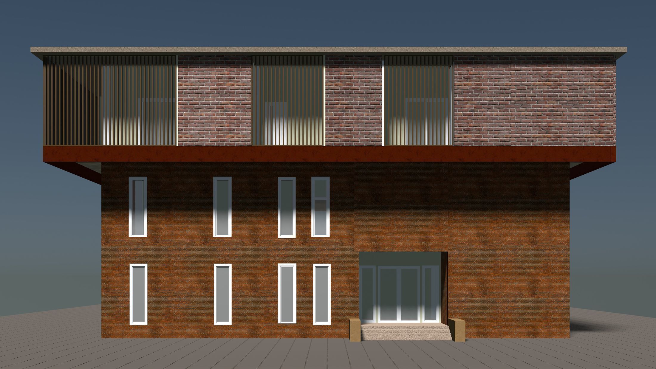 Home office 2405 3D model_4