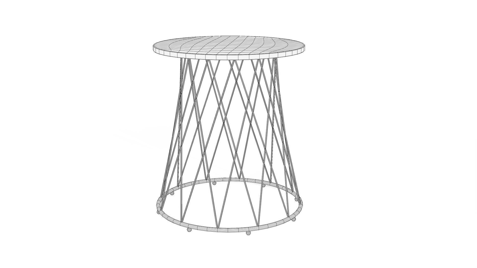 Side Table 3D model_5