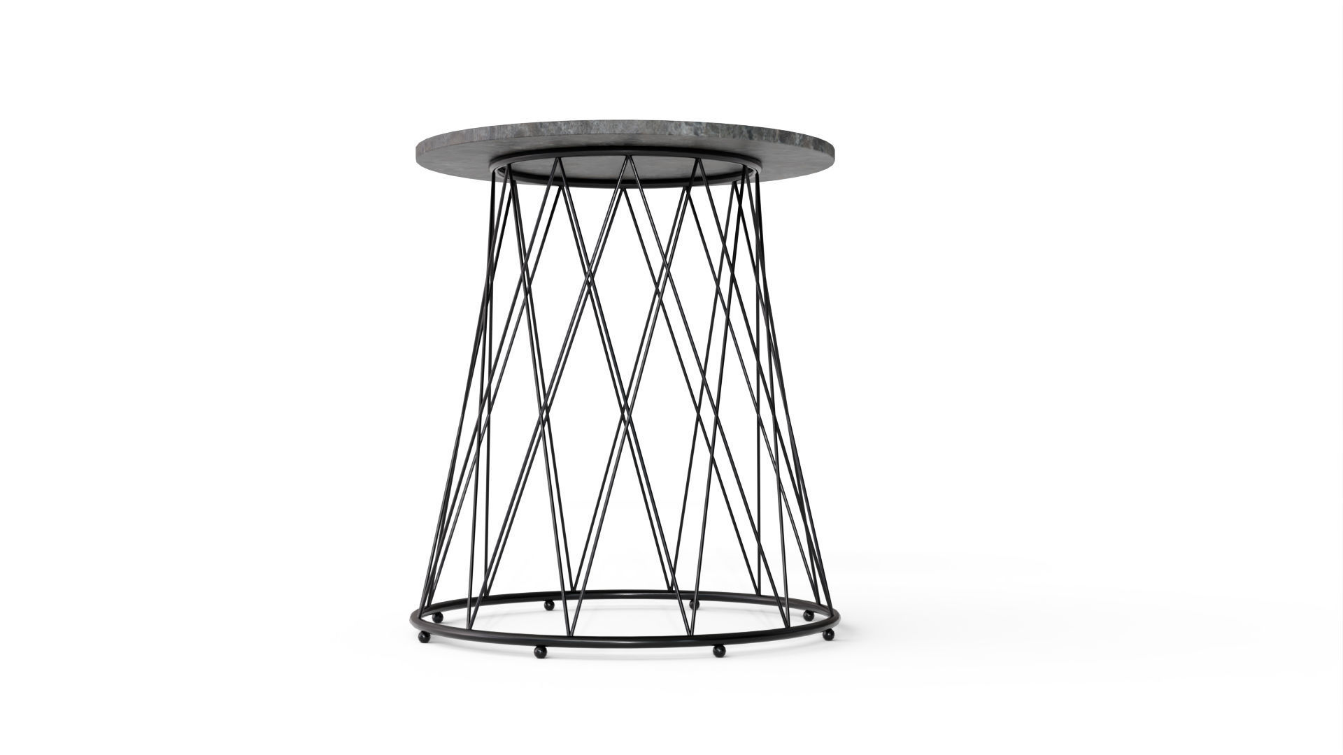 Side Table 3D model_4