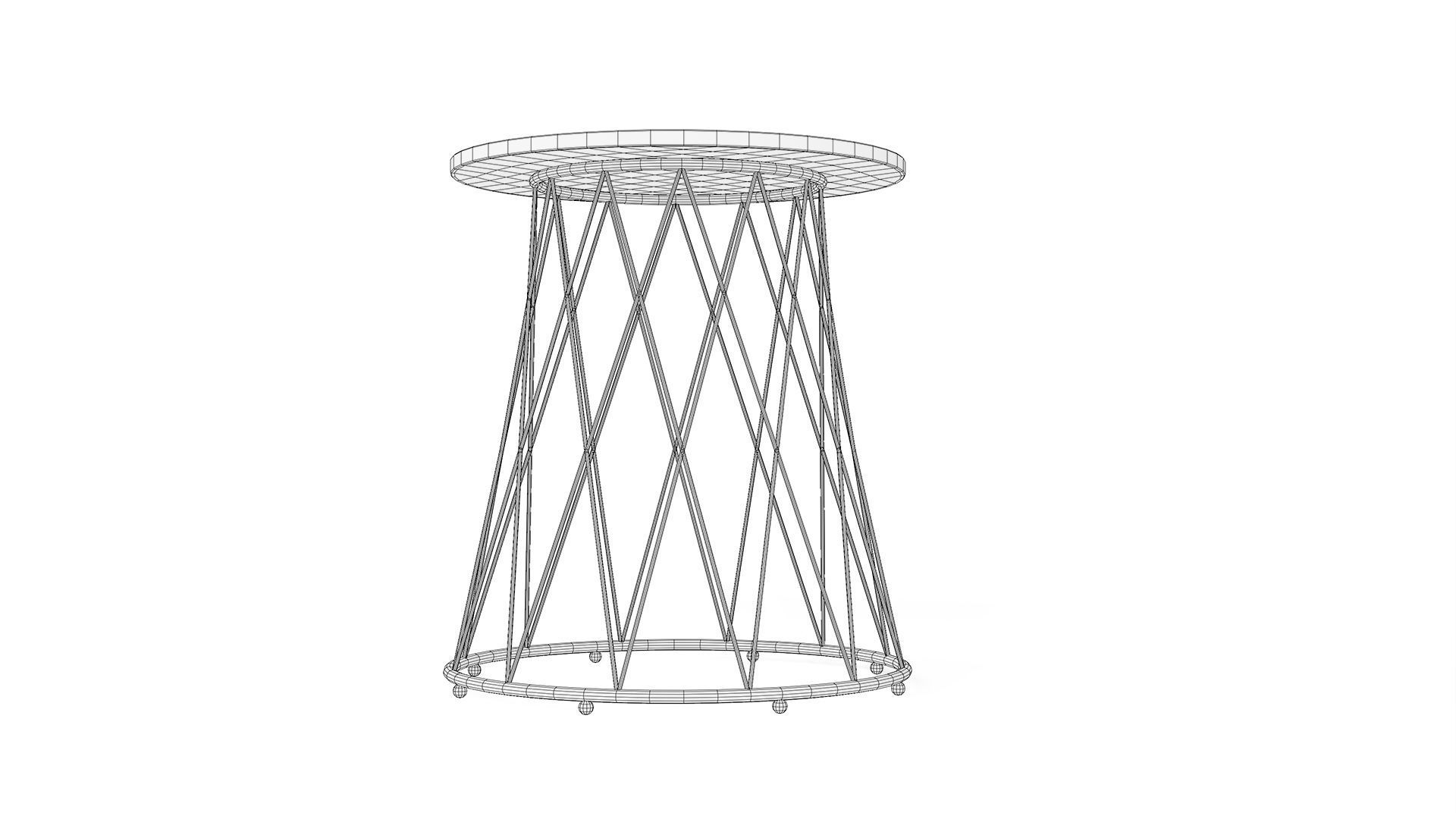 Side Table 3D model_9