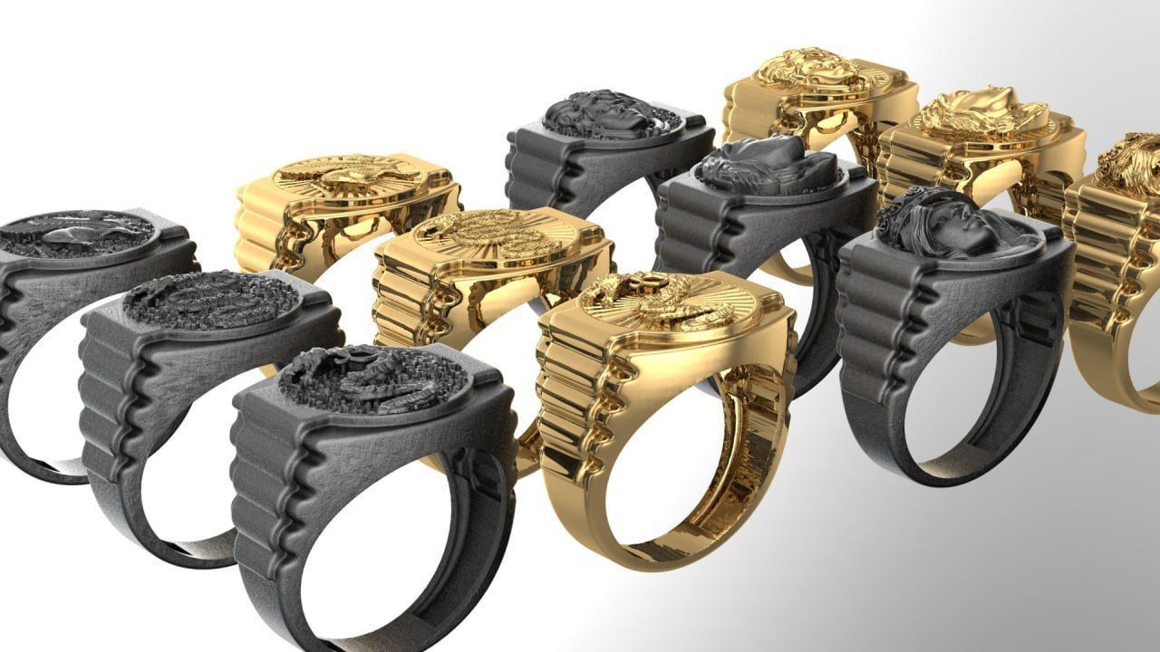 2 base and 6 design on Rolex theme 3D print model_5