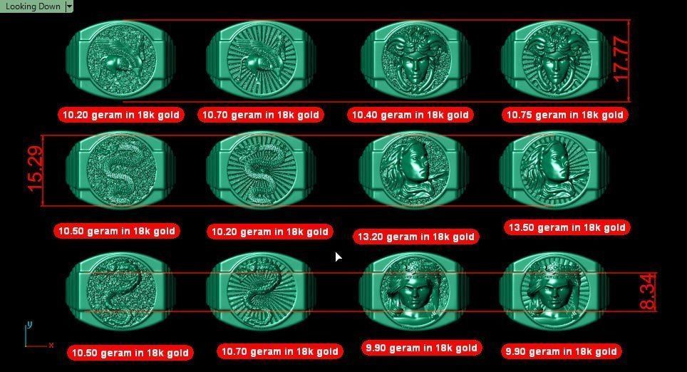2 base and 6 design on Rolex theme 3D print model_9