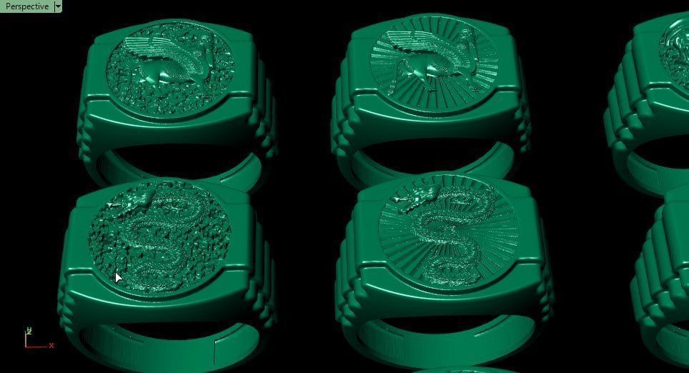 2 base and 6 design on Rolex theme 3D print model_6