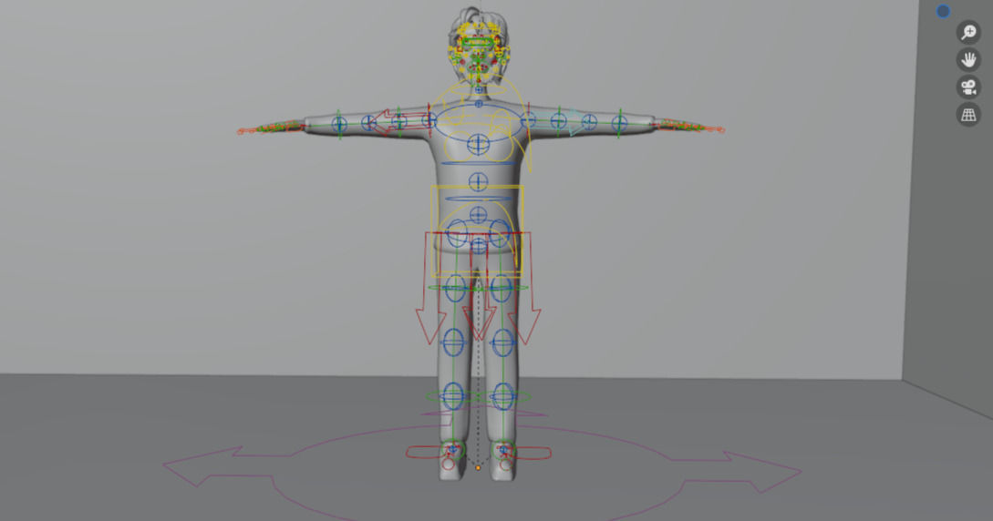 stylized Teen boy 3d rigged Character Free low-poly 3D model_6