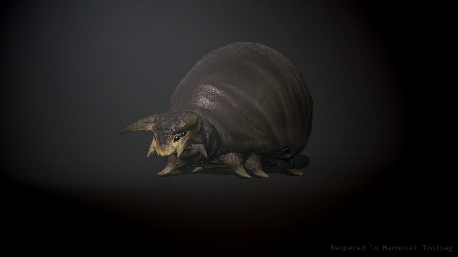 Insect demon1 - Game Ready Low-poly 3D model Low-poly 3D model_2