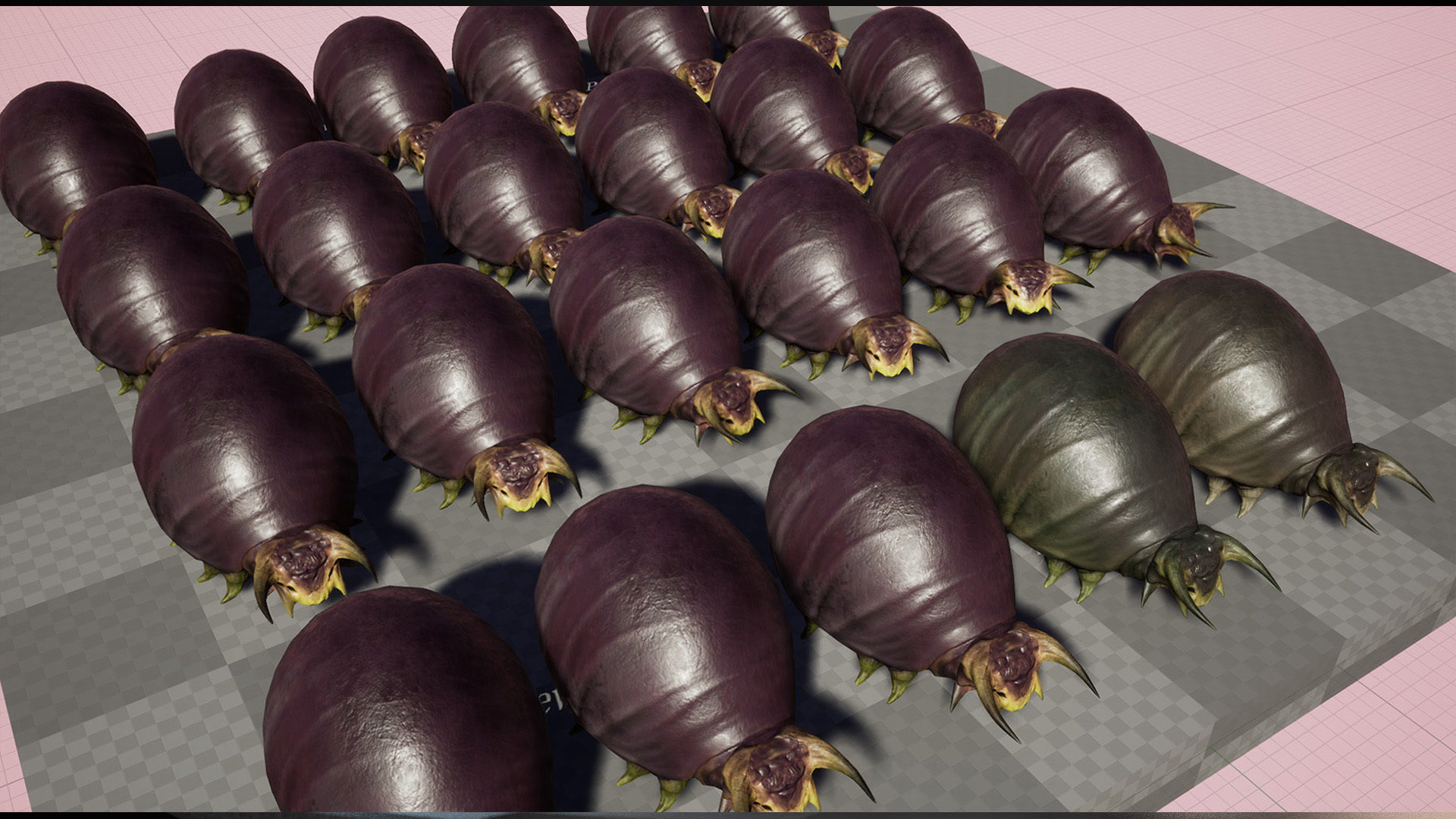 Insect demon1 - Game Ready Low-poly 3D model Low-poly 3D model_5