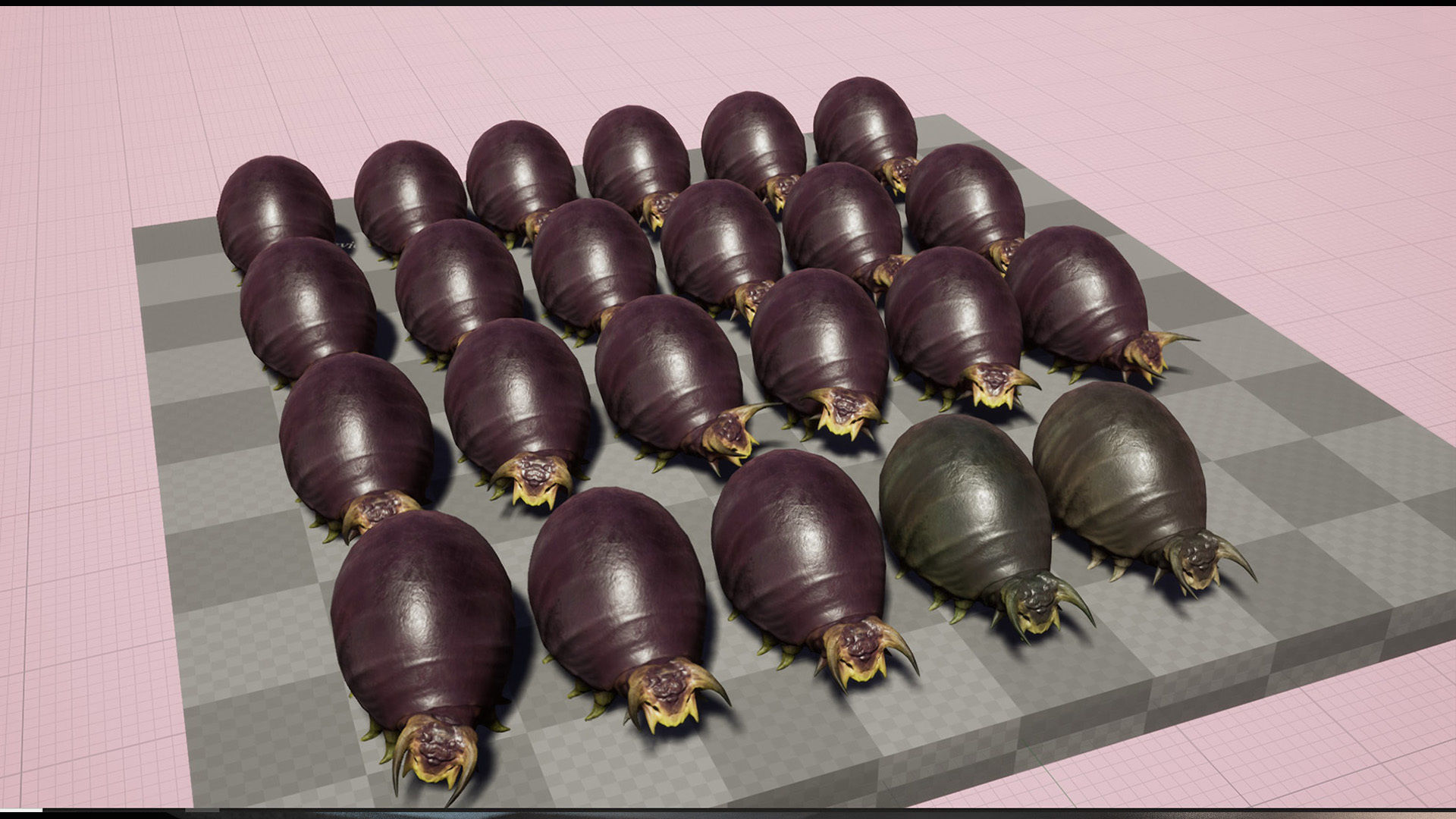 Insect demon1 - Game Ready Low-poly 3D model Low-poly 3D model_6