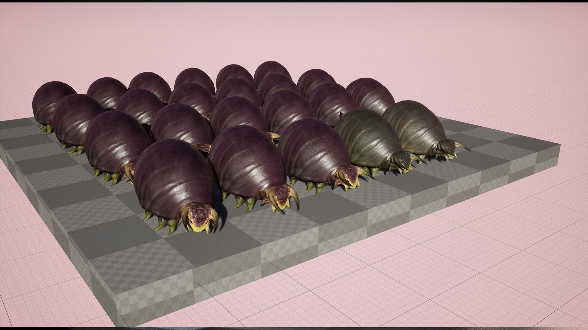 Insect demon1 - Game Ready Low-poly 3D model Low-poly 3D model_7