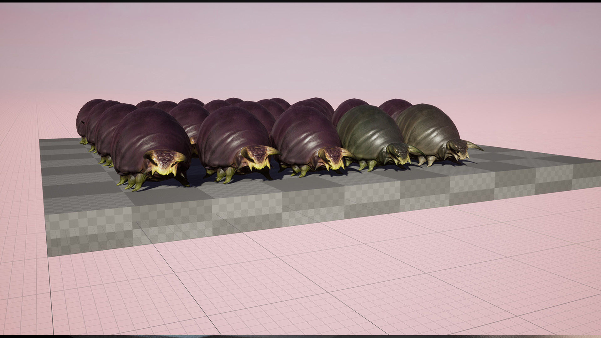 Insect demon1 - Game Ready Low-poly 3D model Low-poly 3D model_8