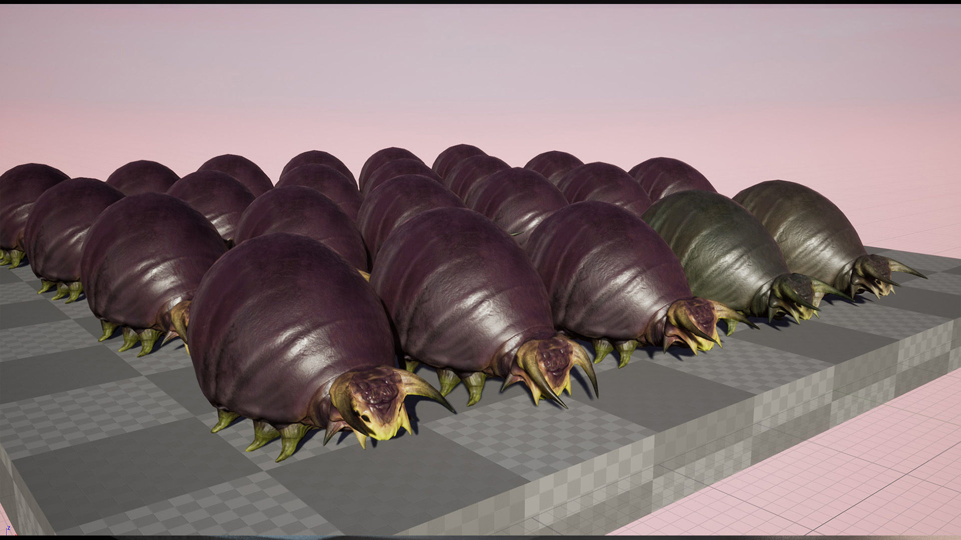 Insect demon1 - Game Ready Low-poly 3D model Low-poly 3D model_4