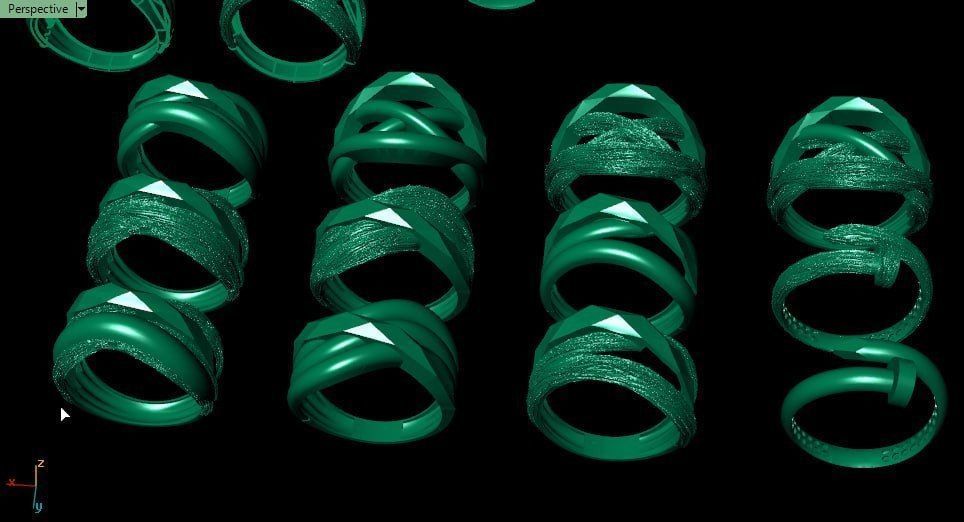 new fusion light designs some with grooves 3D print model_8