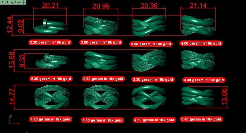 new fusion light designs some with grooves 3D print model_9