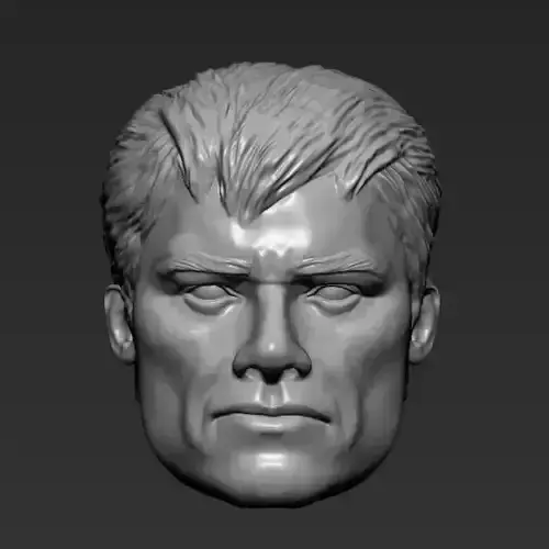 DOOM GUY FROM DOOM 3D HEAD FOR MCFARLANE TOYS