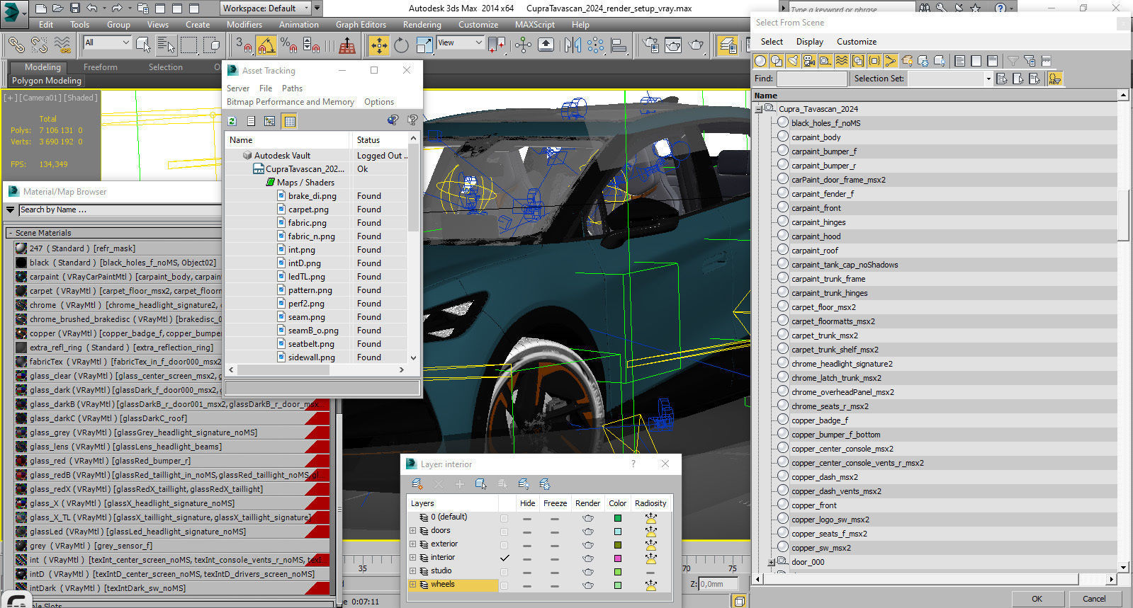 Cupra Tavascan 2024 3D model_39