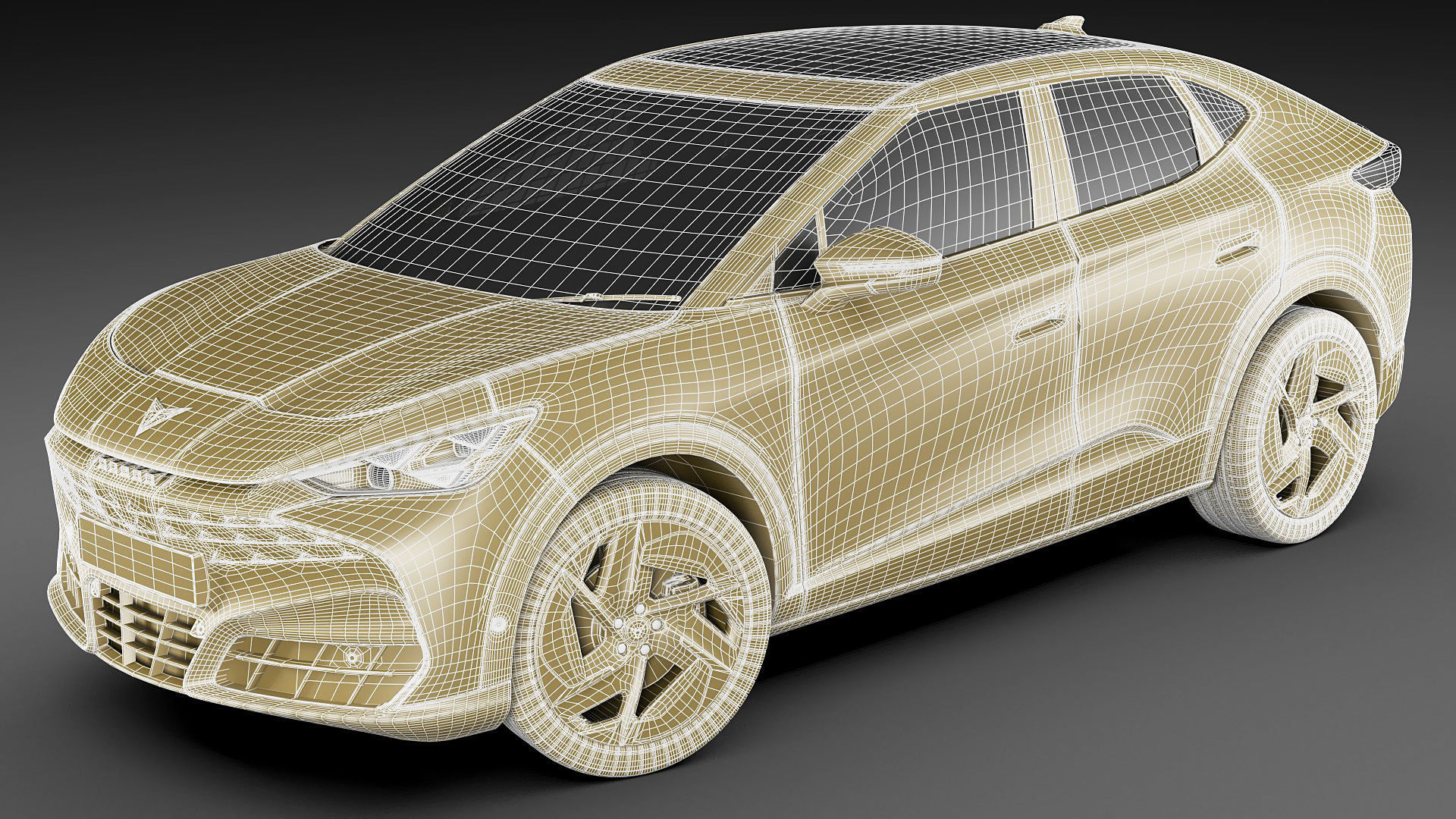 Cupra Tavascan 2024 3D model_35