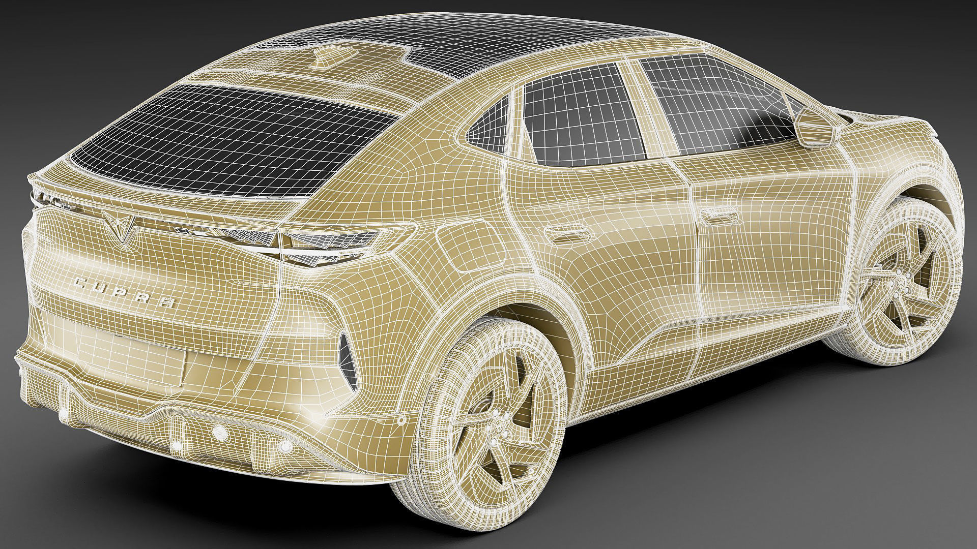 Cupra Tavascan 2024 3D model_36