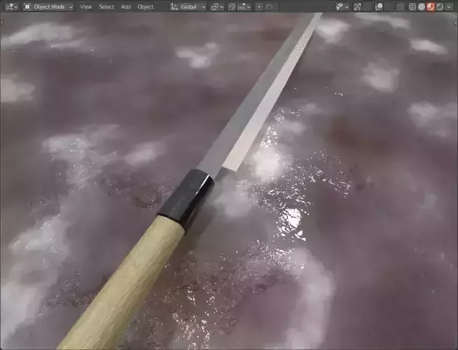 Yanakiba1 obj fbx stl blender