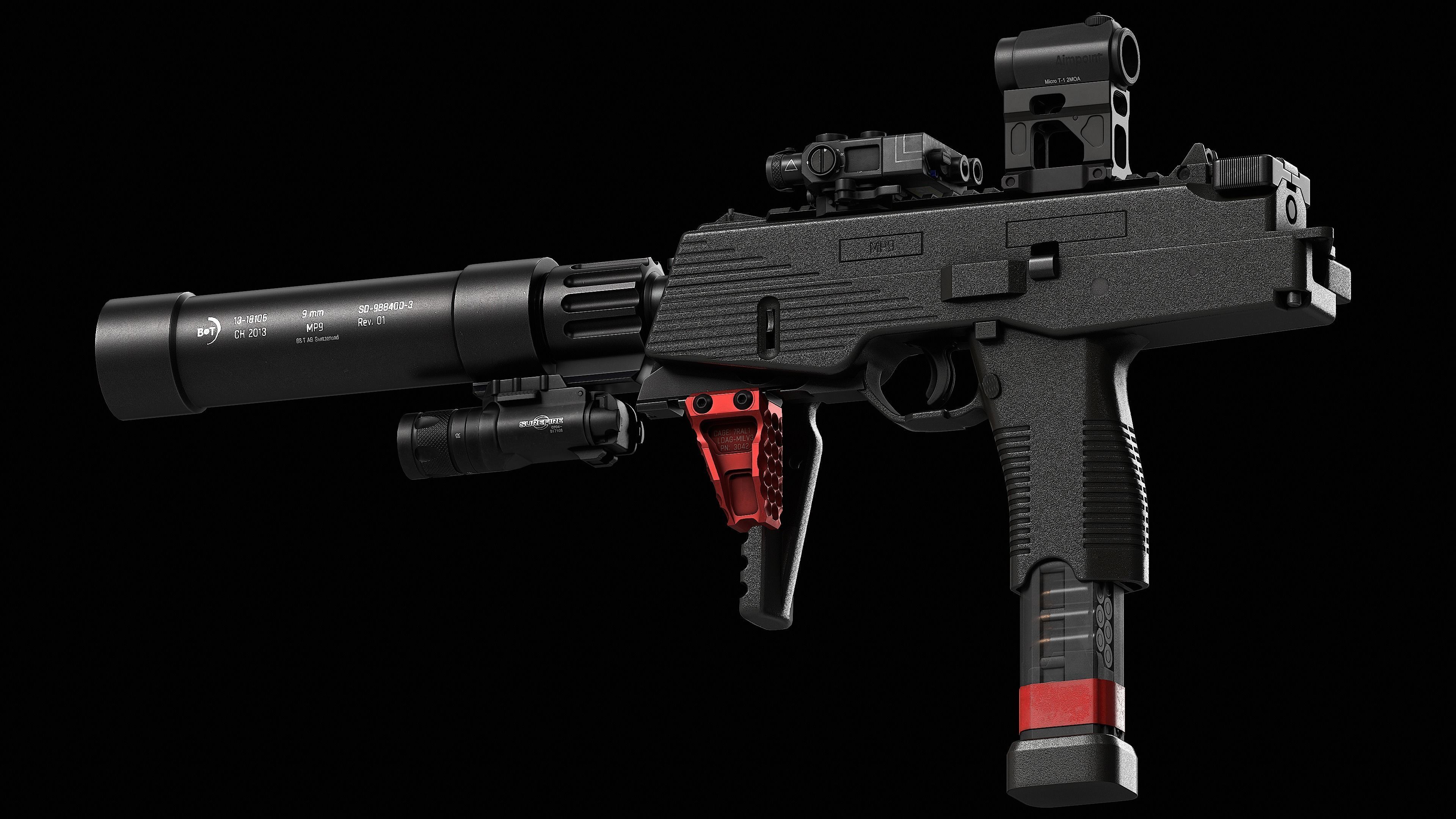 Unity Tactical FAST Micro Mount Low-poly 3D model_9