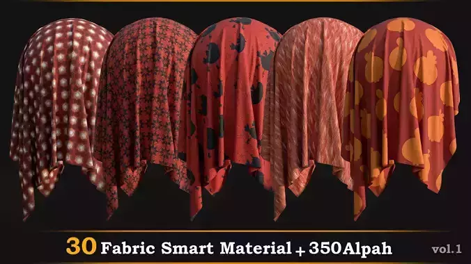 30 Fabric Smart Material -350 Cute Alpha Vol-01