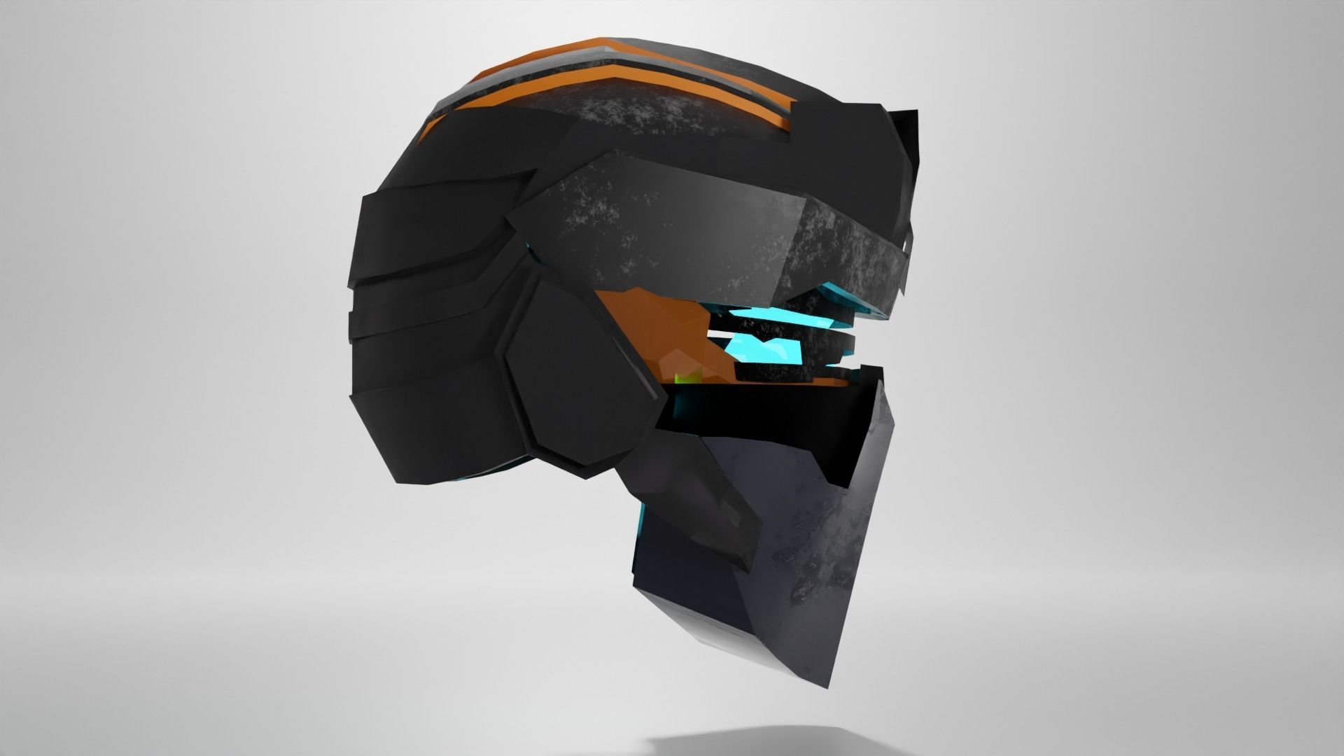 The Space helmet  Free 3D model_1