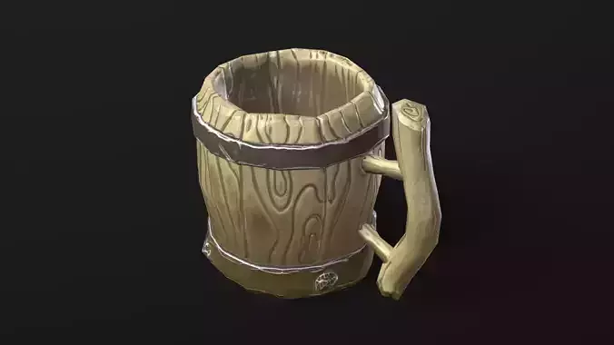 Wooden mug