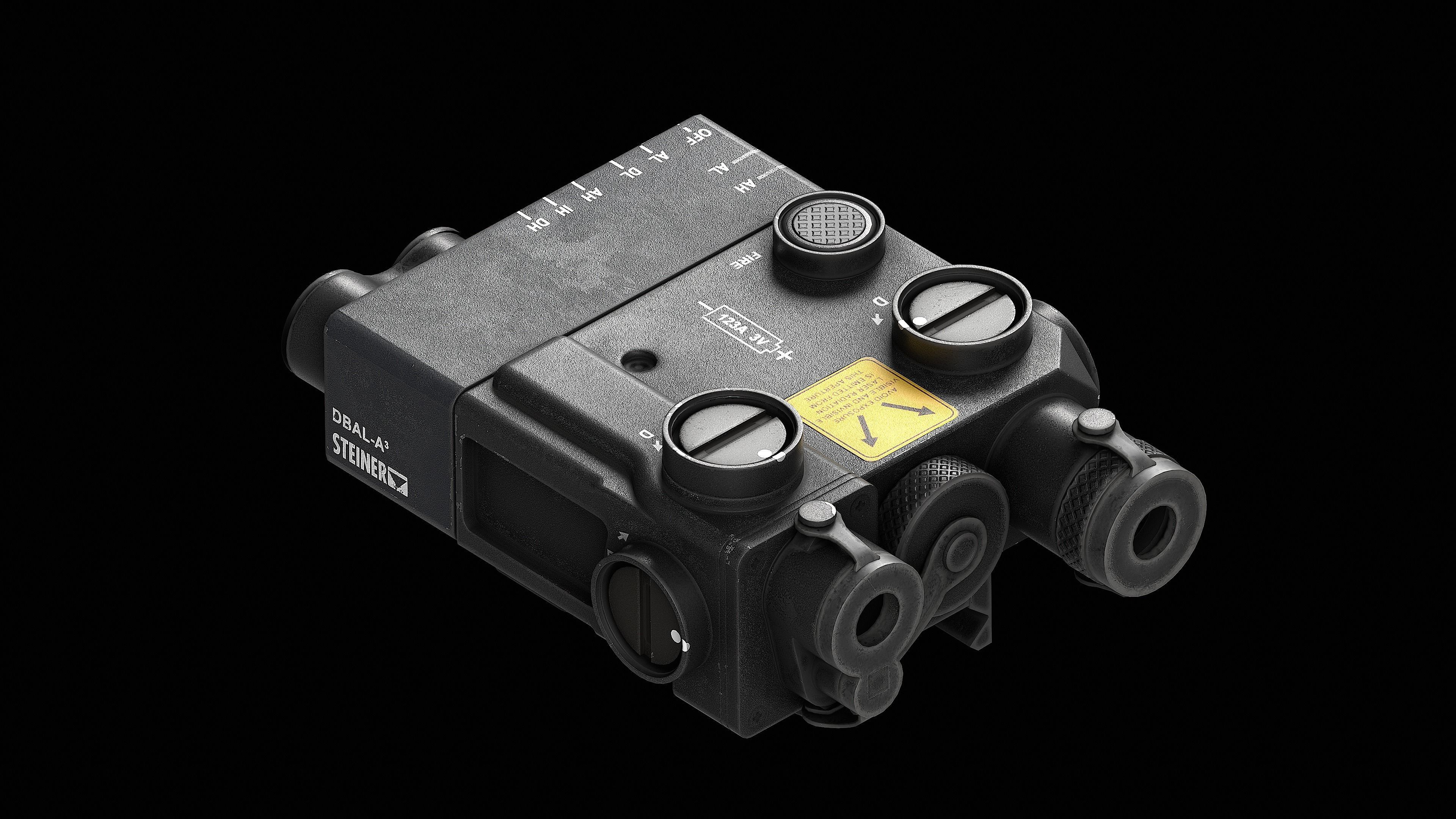 Brugger Thomet MP9 V1 Low-poly 3D model_13