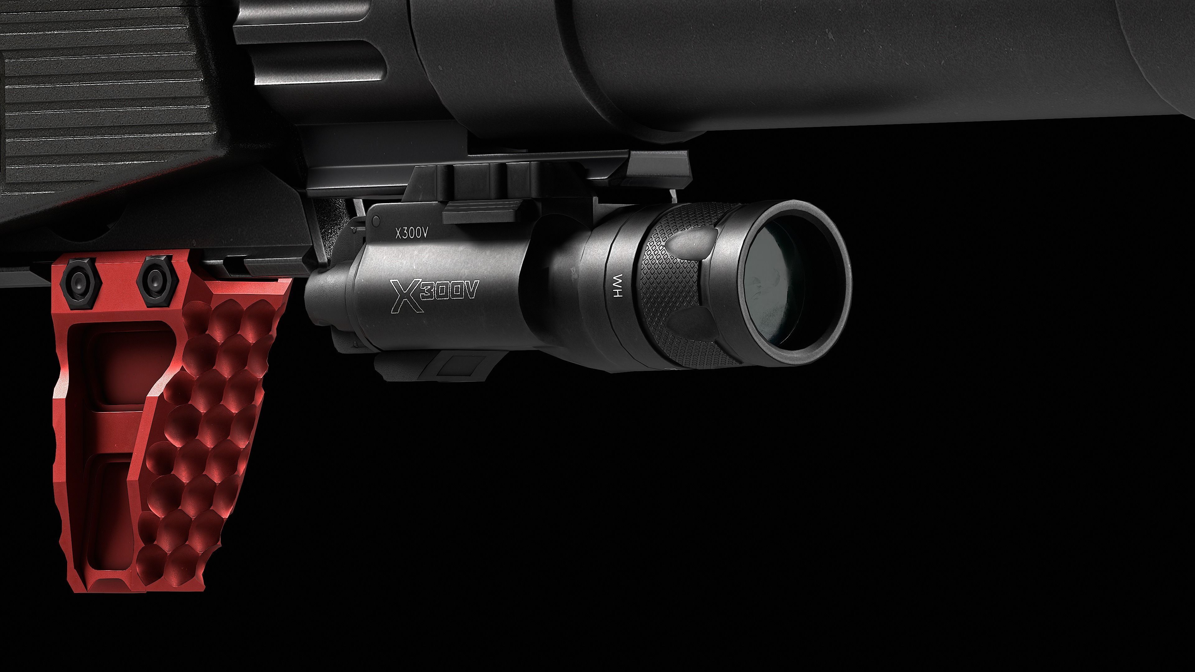 Brugger Thomet MP9 V1 Low-poly 3D model_16