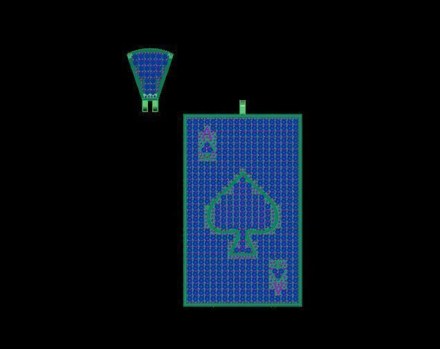 Ace Diamond Pendants 4 3D print model_3