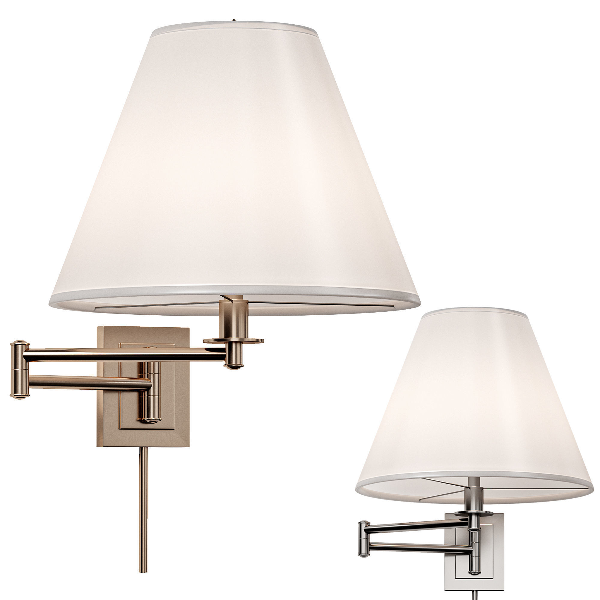 Gold sconce Darren 3D model_1