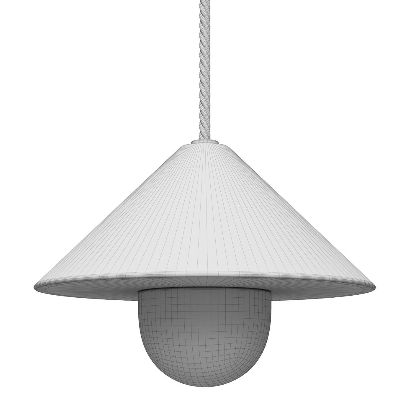 Alba Top Pendant 3D model_3