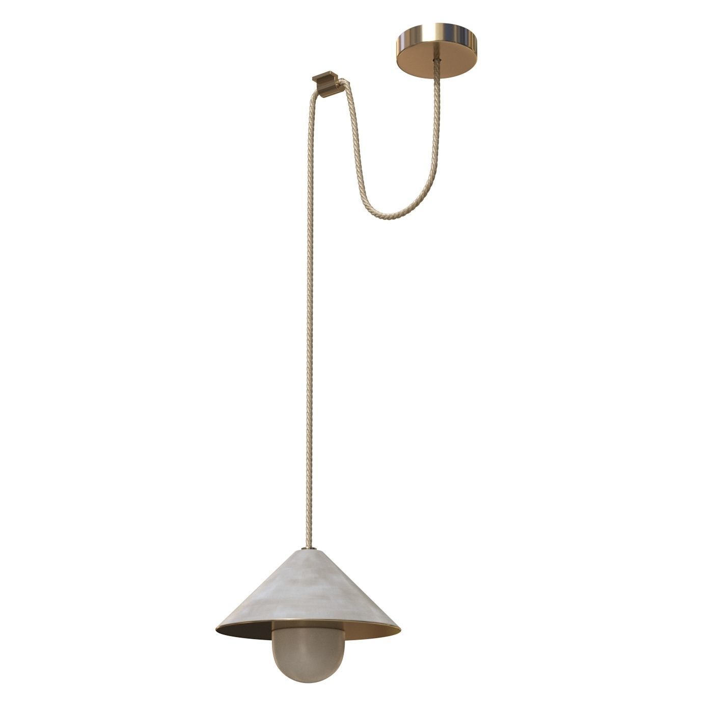 Alba Top Pendant 3D model_1