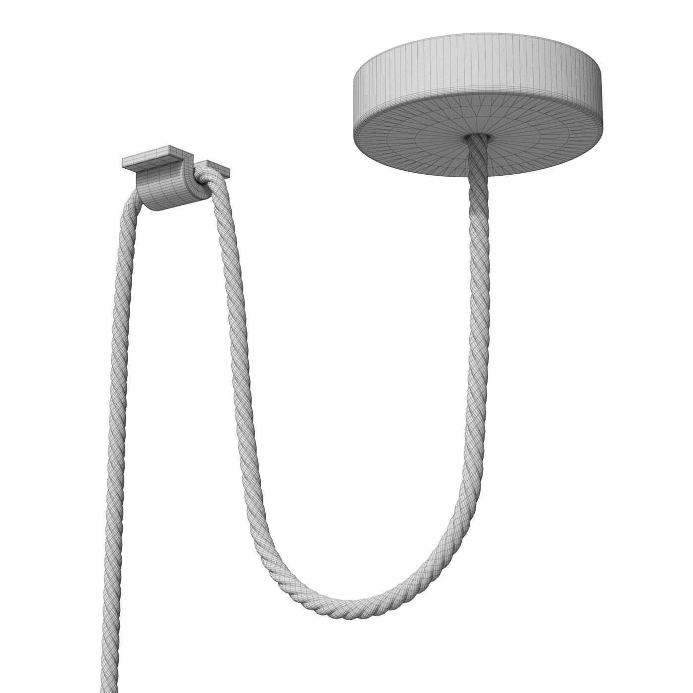 Alba Top Pendant 3D model_4