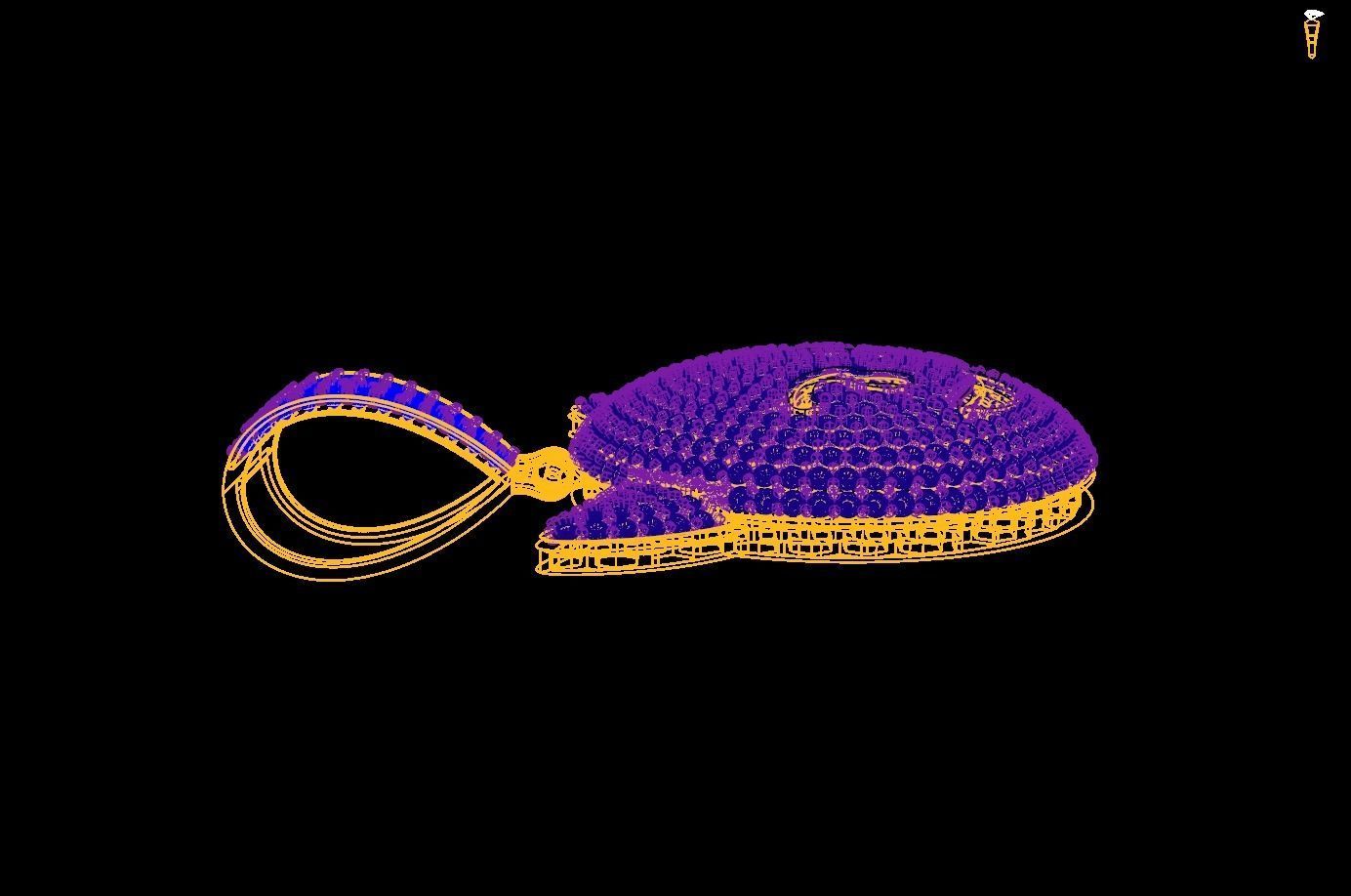 0158 - Devil Smiley Iced  Hip-hop Pendant 3D print model_4