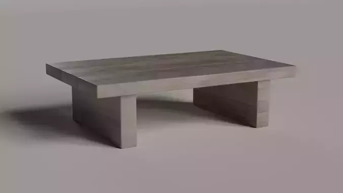 Melbourne Cocktail Table Low-poly 3D model