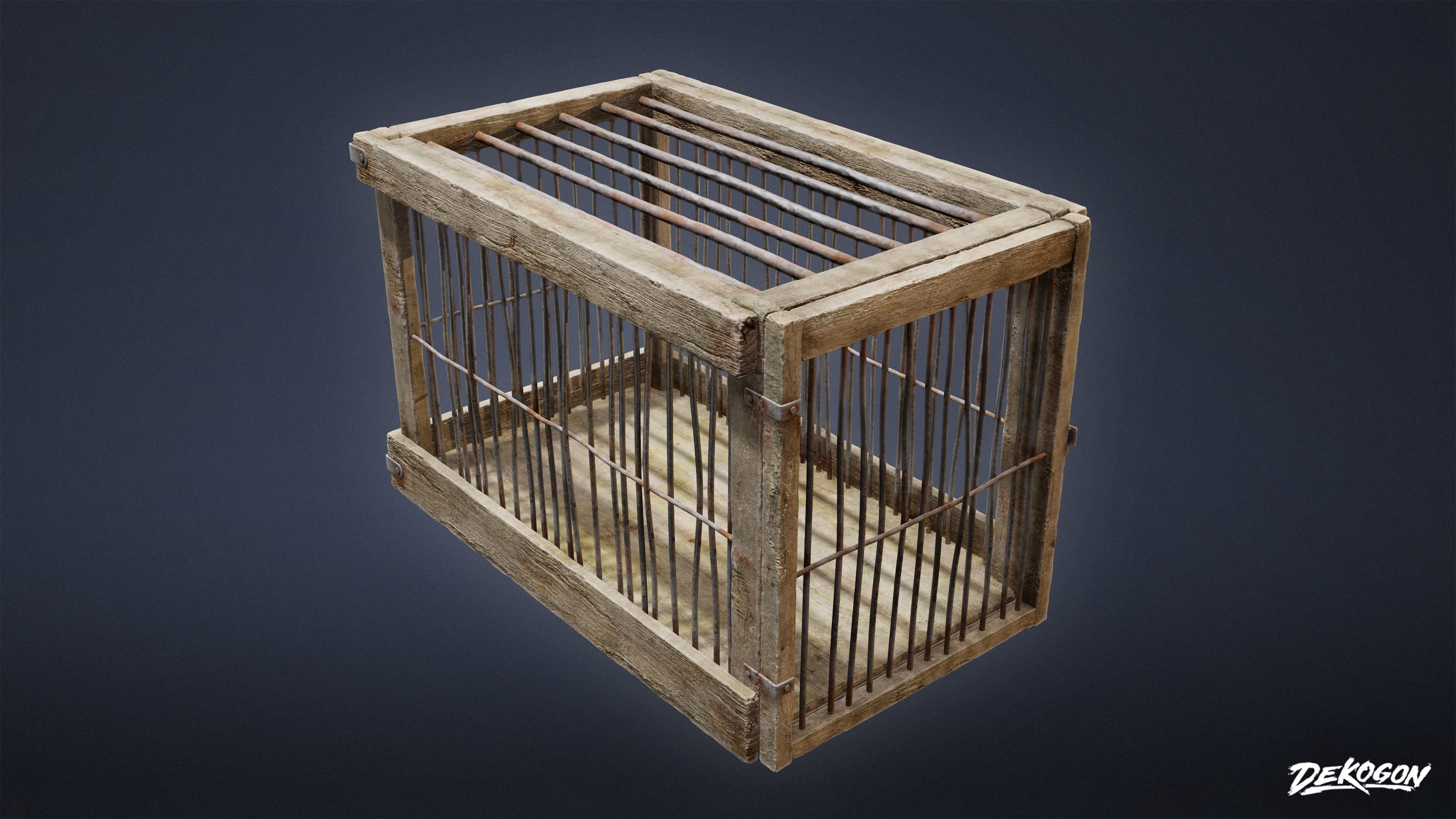 PIRATES - Animal Cages 01 - NANITE 3D model_1