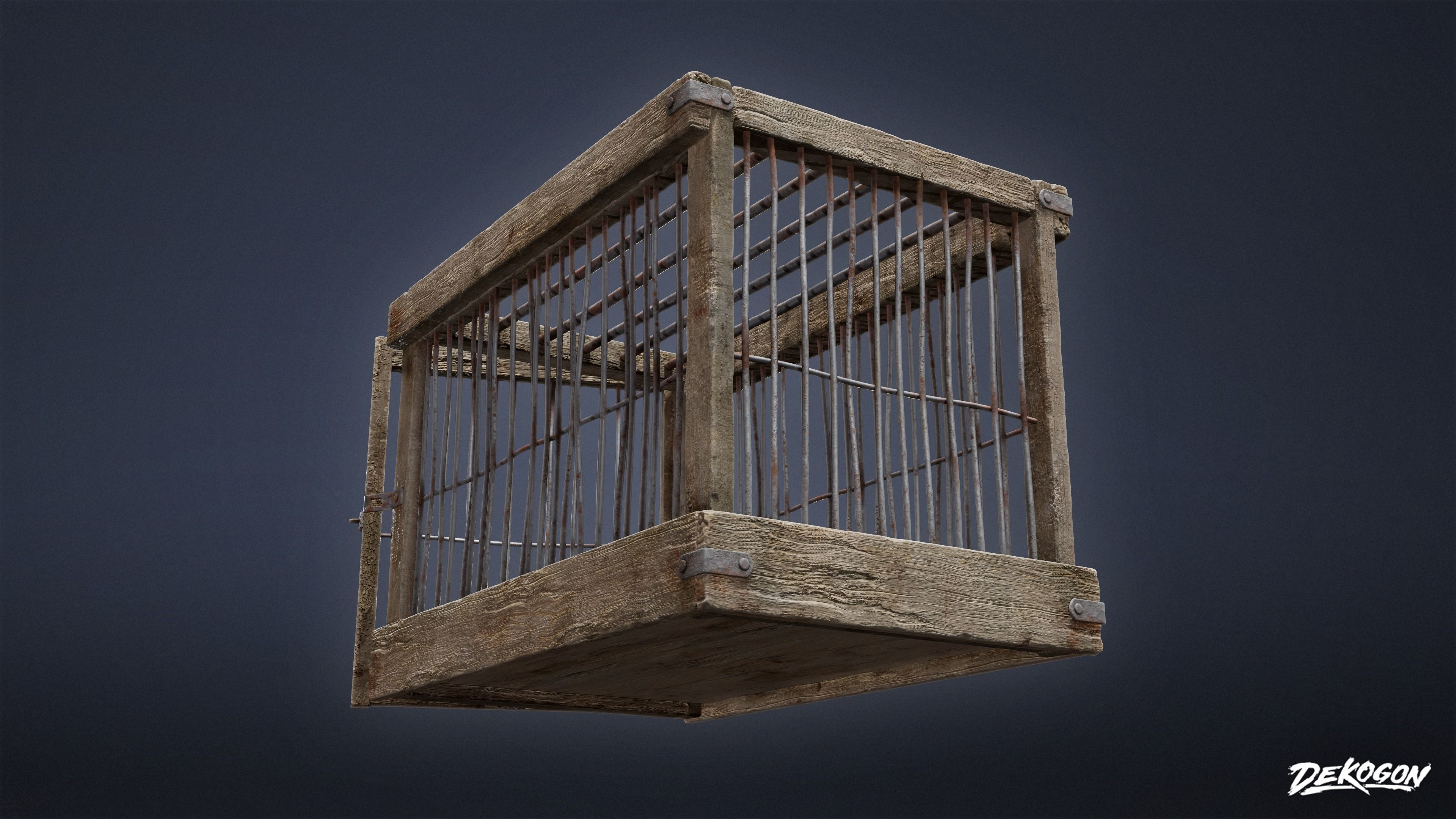 PIRATES - Animal Cages 01 - NANITE 3D model_3